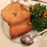 chicken pot pie at Peacefood Cafe - Downtown in New York City
