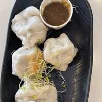 Dumplings   at Peacefood Cafe - Downtown in New York City