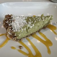 Raw Key Lime Piee  at Peacefood Cafe - Downtown in New York City