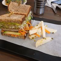 Sandwich at Peacefood Cafe - Downtown in New York City