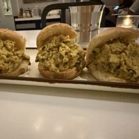 Unchicken sliders  at Peacefood Cafe - Downtown in New York City