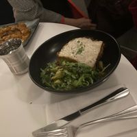 Vegan plantain lasagne at Peacefood Cafe - Downtown in New York City