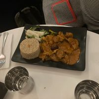 Pom pom mushroom curry at Peacefood Cafe - Downtown in New York City