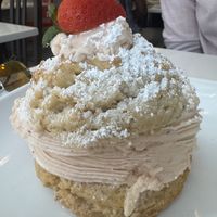 Strawberry shortcake   at Peacefood Cafe - Downtown in New York City