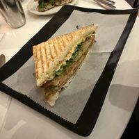 Seitan Medallion Panini  at Peacefood Cafe - Downtown in New York City