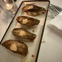 Eel (eggplant) Sushi  at Peacefood Cafe - Downtown in New York City