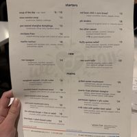 Menu  at Peacefood Cafe - Downtown in New York City