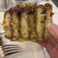 Pistachio choc bun  at Peacefood Cafe - Downtown in New York City