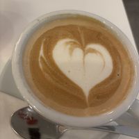 Tasty coffeee  at Peacefood Cafe - Downtown in New York City