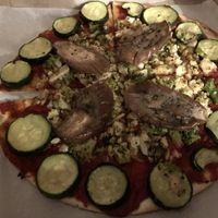 Pizza thing at Peacefood Cafe - Downtown in New York City