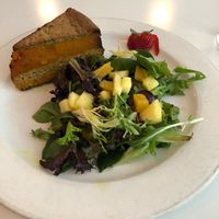 Vegan quiche at Peacefood Cafe - Downtown in New York City