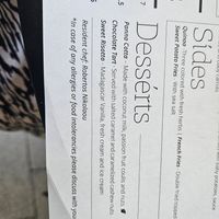 Panna cotta at Stoa Urban Kitchen in Limassol