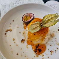 Panna cotta at Stoa Urban Kitchen in Limassol