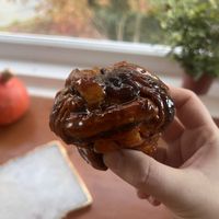Sticky toffee cruffin  at The Plantisserie Vegan Bakery - Pop Up in Salford