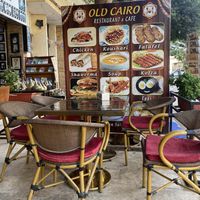 Menu card  at Old Cairo in Cairo