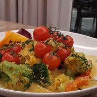 Veganes Gemüse-Kokos-Curry at Zum Mühlenteich in Bassum