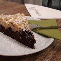 Schoko-Birnen-Streuselkuchen at Zum Mühlenteich in Bassum