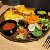 Veggie burrito at Buddy Restaurant & Bar in Dillingen