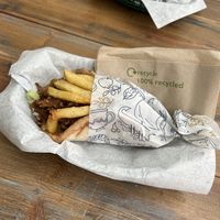 Vegan gyros   at Olive's Cypriot Food in Crewe