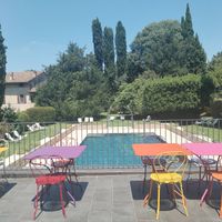 SPool from the bar at Solimago in Solferino