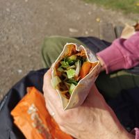 Big wrap with cigkofte at Çiğköftem - Stadtmitte in Dusseldorf