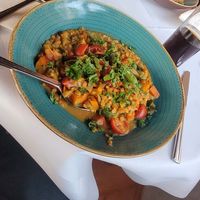 Linsencurry at Landgasthof Birkenhof in Perl