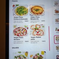 Menu-pizza at Vapiano - Foorum in Tallinn