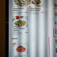 Menu-salads at Vapiano - Foorum in Tallinn