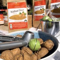 King Valley walnuts  at Beechworth Farmers' Market in Beechworth