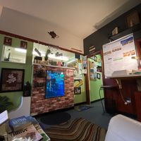 Inside facing the cash register at iCreate Cafe in Pottstown