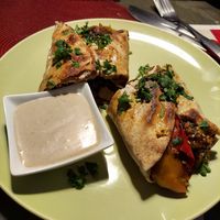 Falafel cheesestake at iCreate Cafe in Pottstown