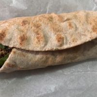 Falafel wrap but I always replace the tahini sauce with hummus! It’s so delicious. The flavors are out of this world! at iCreate Cafe in Pottstown