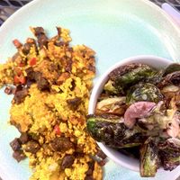 Brussels sprouts   at Garden Cafe in Dallas