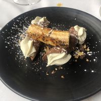 Banana cannoli  at Crossroads Kitchen in Los Angeles