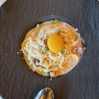 Carbonara  at Crossroads Kitchen in Los Angeles