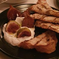 Figs n vegan cheese  at Crossroads Kitchen in Los Angeles
