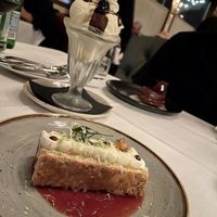 Lemon dessert   at Crossroads Kitchen in Los Angeles