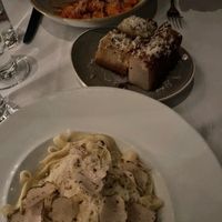 Truffle Pasta and Vodka Pasta - both absolutely fantastic (including the truffled potatoes)  at Crossroads Kitchen in Los Angeles