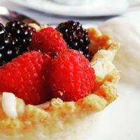 Berry Tart at Crossroads Kitchen in Los Angeles