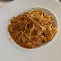 Pasta bolognese. Delish!  at Crossroads Kitchen in Los Angeles