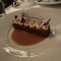 Caramel chocolate bar  at Crossroads Kitchen in Los Angeles