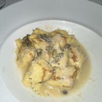 Squash tortelli (seasonal- fall menu)  at Crossroads Kitchen in Los Angeles