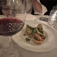 Artichoke hearts (seasonal- fall menu)  at Crossroads Kitchen in Los Angeles