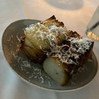 Truffle potatoes  at Crossroads Kitchen in Los Angeles