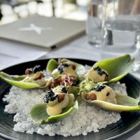 Artichoke Oysters  at Crossroads Kitchen in Los Angeles