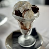 Brownie Sundae  at Crossroads Kitchen in Los Angeles