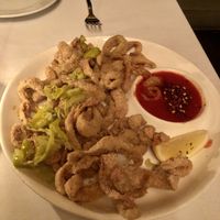 Calamari   at Crossroads Kitchen in Los Angeles