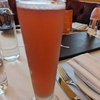 Pomegranate kombucha at Crossroads Kitchen in Los Angeles