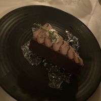 Chocolate cake   at Crossroads Kitchen in Los Angeles