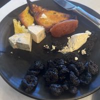 Vegan Cheese 🧀 plate w/gluten free bread!  at Crossroads Kitchen in Los Angeles